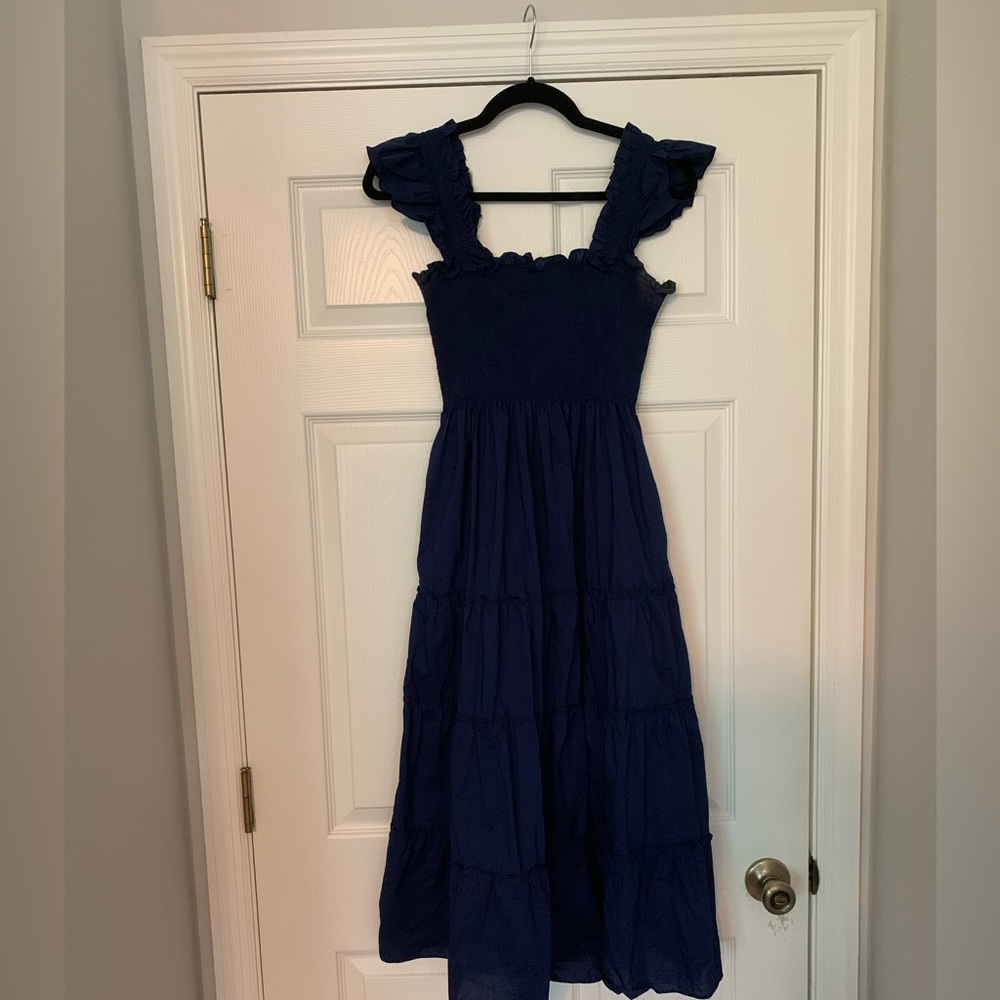 Hill House Home iconic navy nap dress